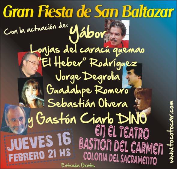 Afiche 4 fiesta de San Baltazar